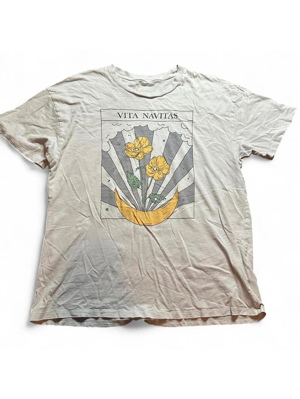 M American Eagle Vita Navitas Floral Graphic Tee